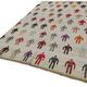 Tapis boho recyclé turc fait main 200 cm x 295 cm