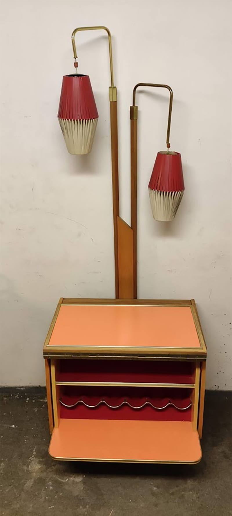 Cocktail cabinet light from  1950s