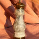 pepper mill, Italian, stone and brass, 1960s