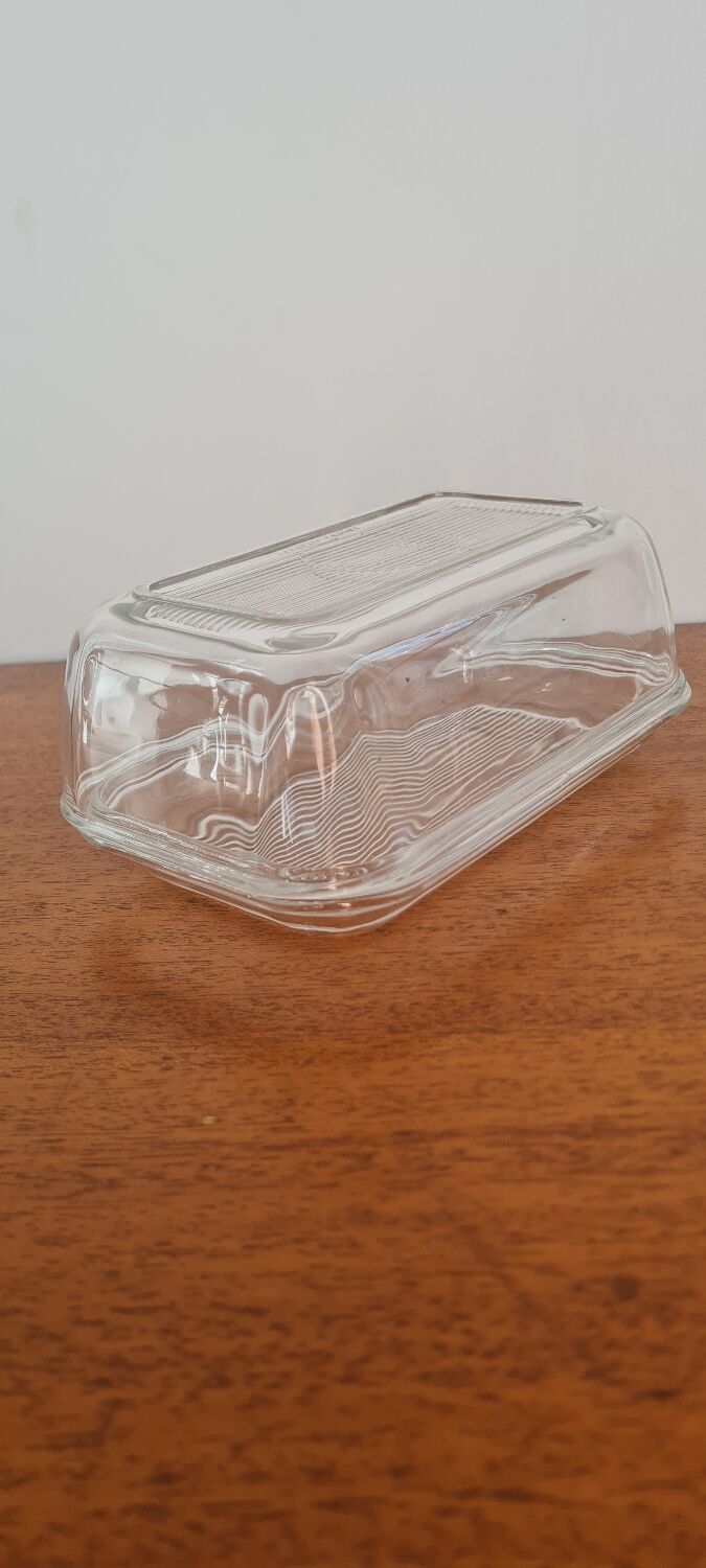 Arcoroc glass butter tray