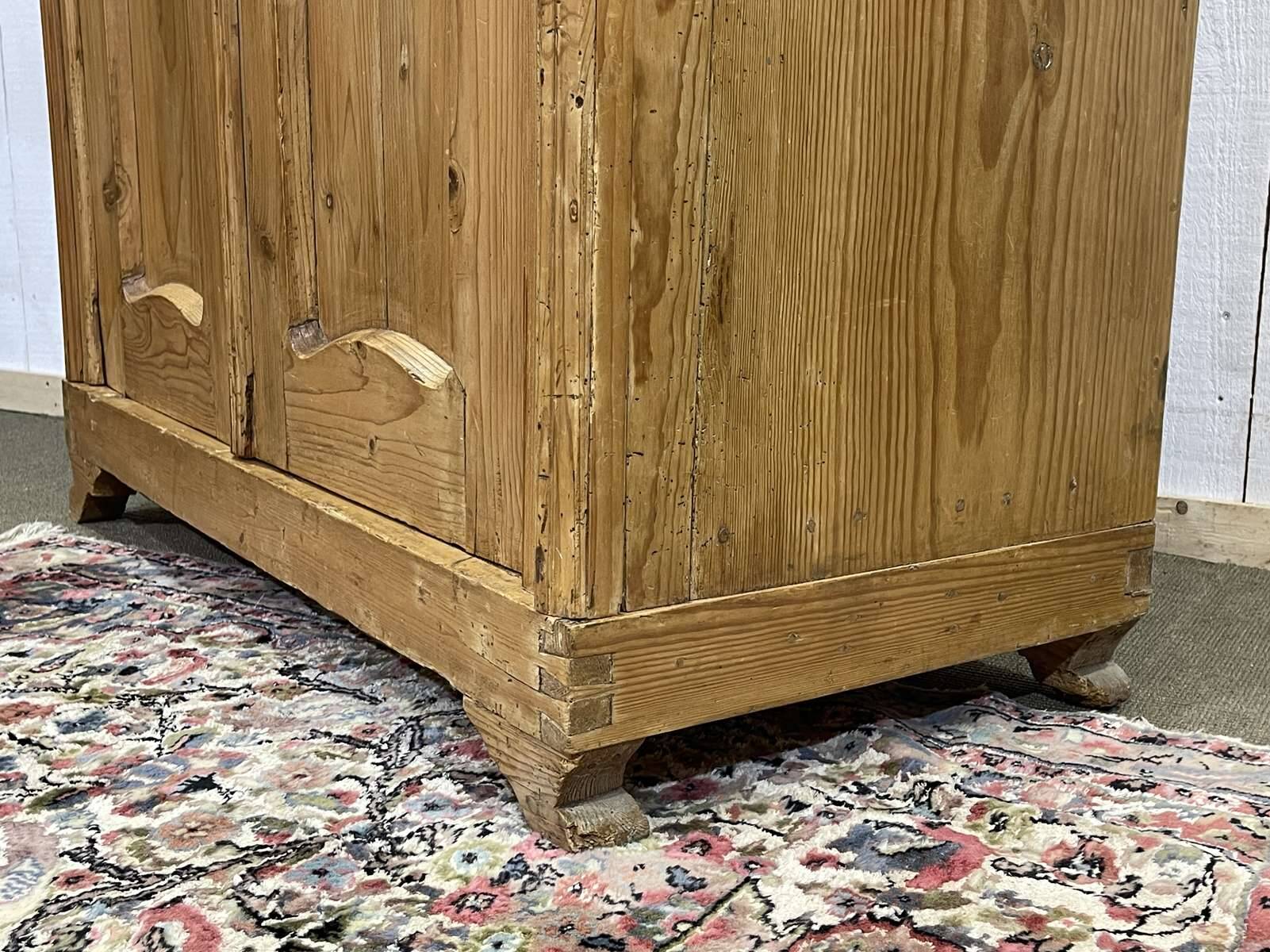 Alsatian fir wardrobe from the late 19th century - Dismantlable