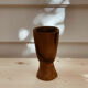 Vase en bois