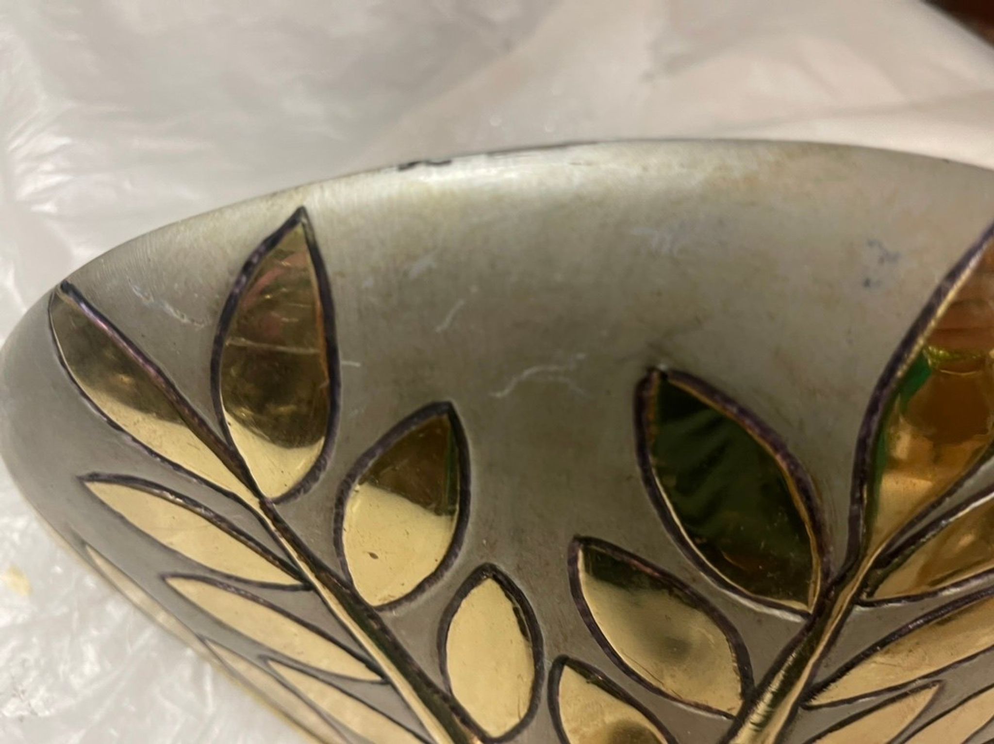 Italian Art Brass Single Sconce, 1970s