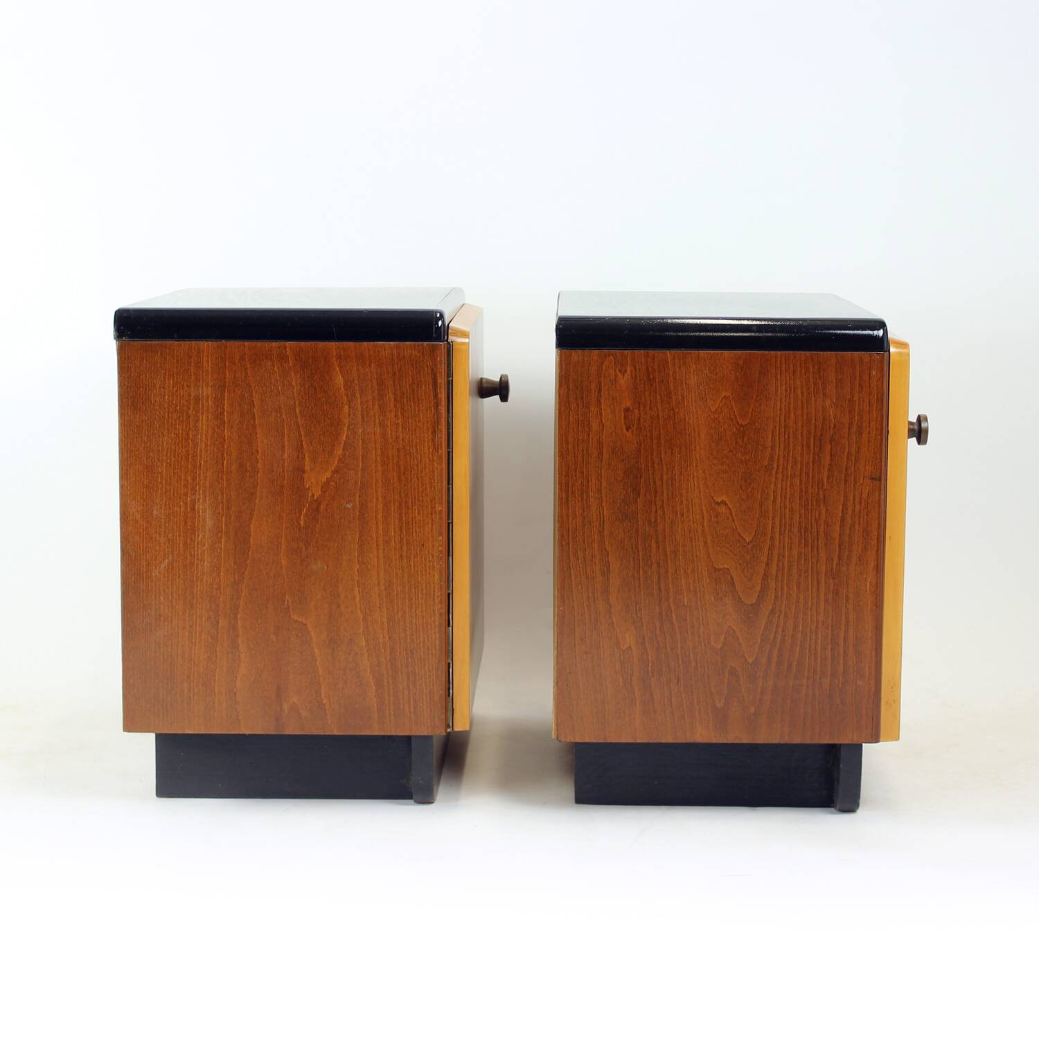 Pair Of Czechoslovak Modernist Bedside Tables, Circa 1935