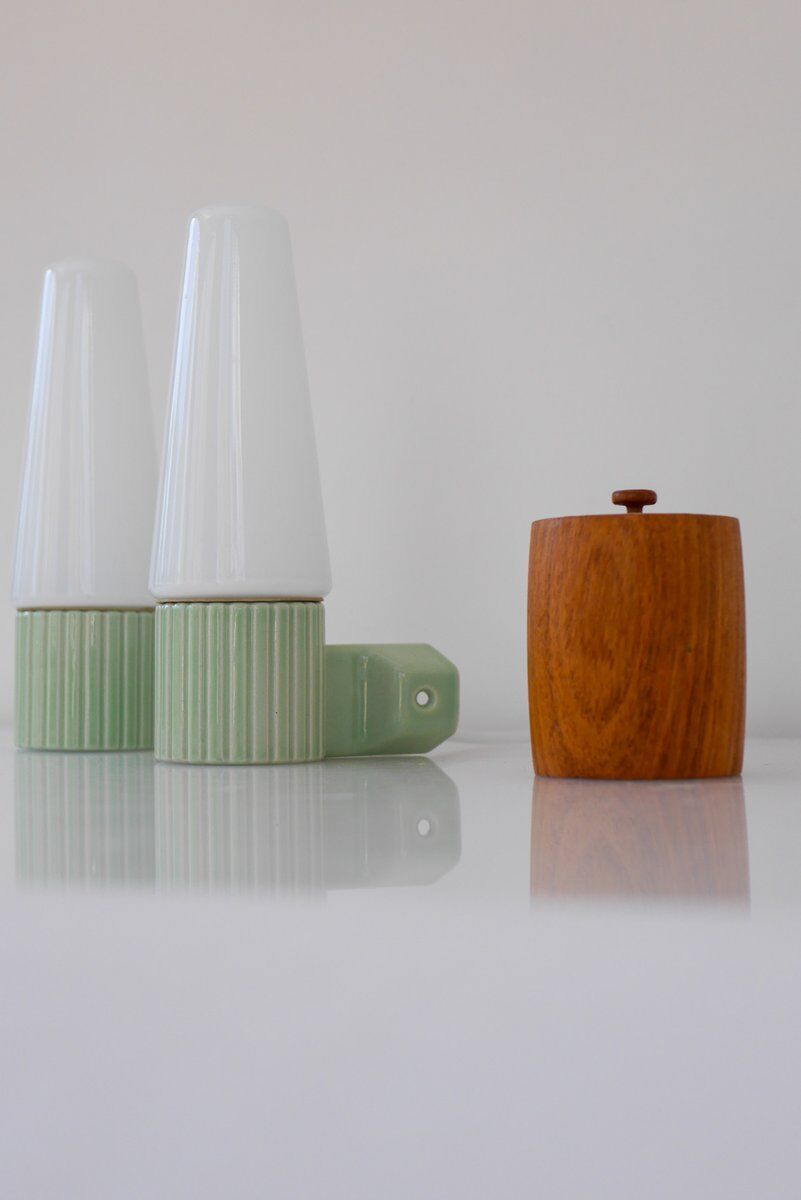 Wall sconces by Hans-Agne Jakobsson for Ifö, 1965, set of 2