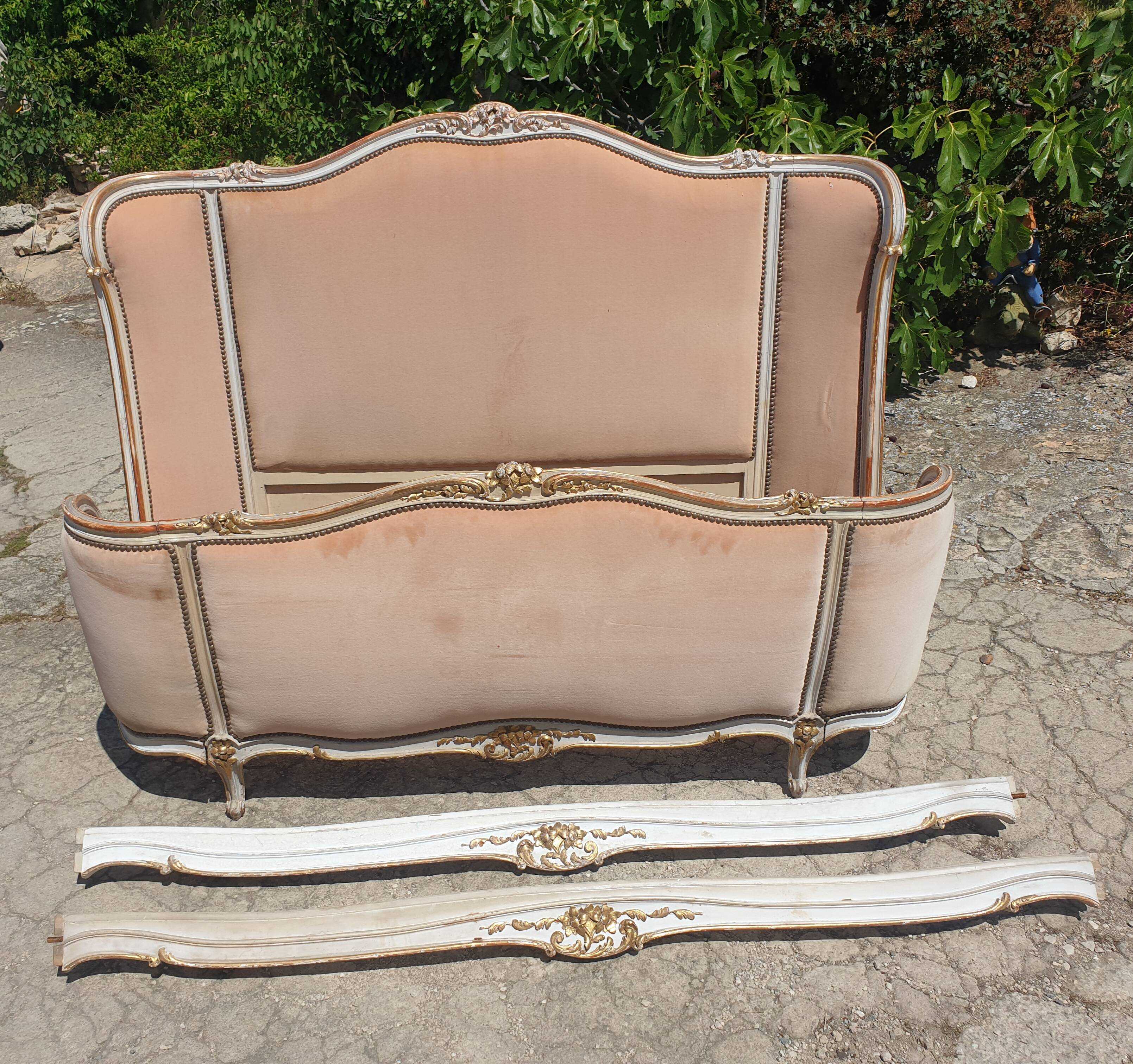 Louis XV half-basket bed