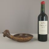 André Bodin zoomorphic cup signed in sandstone