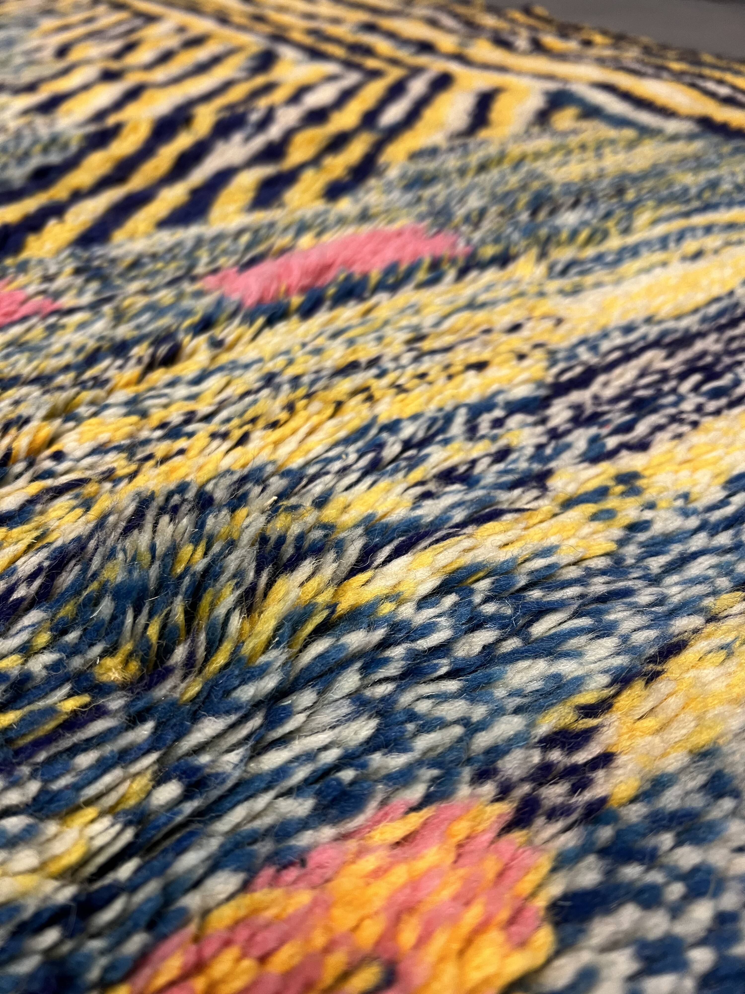 Tapis berbère Beni Ourain en laine d'agneau