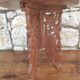 Old small carved wooden table