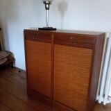Double curtain binder