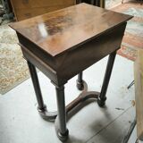 Empire period work chair in Cuban mahogany