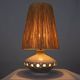 Lattice ceramic lamp, Georges Pelletier style, France, 1970s