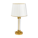Lucite and gilded bronze lamp, from the 1940s