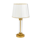 Lampe en lucite et bronze doré, des années 1940