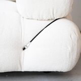 Camaleonda, B&B 2-seater sofa and 3-seater sofa in bouclè fabric, 1970