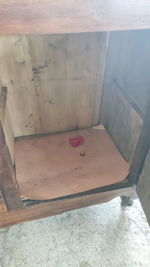 Bahut 2 portes 3 tiroirs noyer