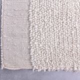 9x10 Handmade Wool White Moroccan Rug, 266x296Cm