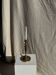 Large golden boudoir in brass, classic shape H17 D13.5