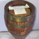 Beaune brandy pitcher in solid oak with brass rims 1970s