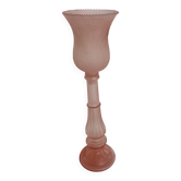 Glass paste candle holder