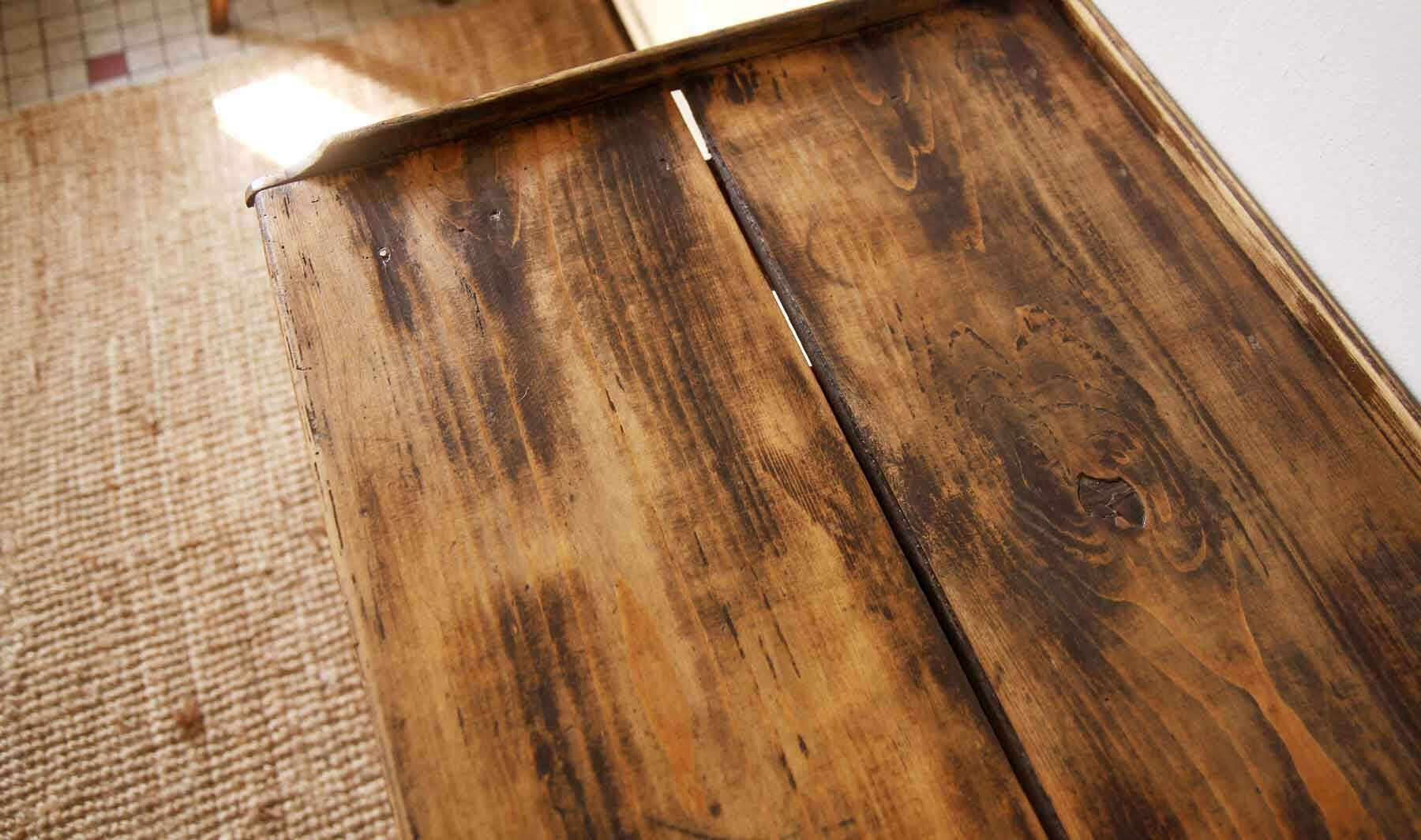 Old wooden desk