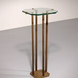 Rare Peter Ghyczy T18 console tables, 1970s design (73 cm high.)