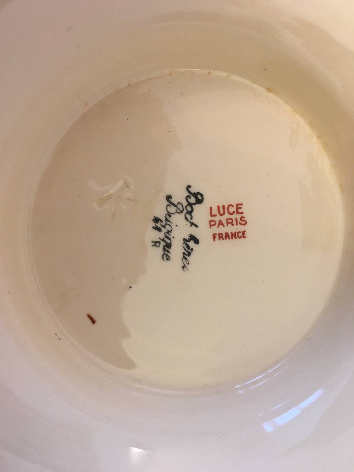 Old Luce Paris earthenware service