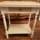 Antique side table with drawer