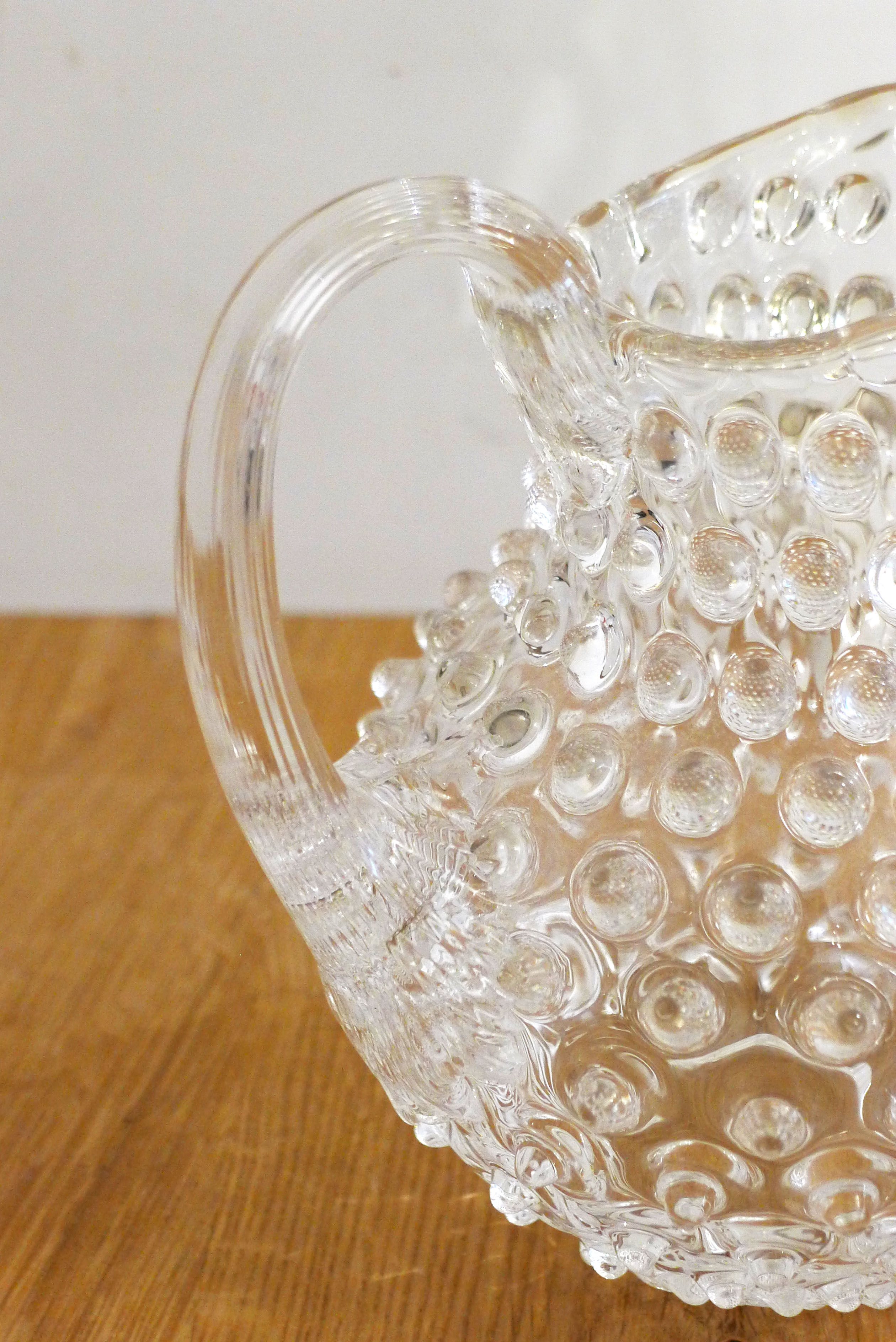 Small pitcher with raised pimples