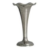Metal single-flower vase