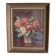Aquarelle de roses encadrée, signée