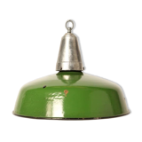 Green industrial lamp