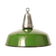 Green industrial lamp