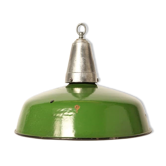 Green industrial lamp