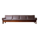 Wide minimalist loft sofa, Italy 1970s