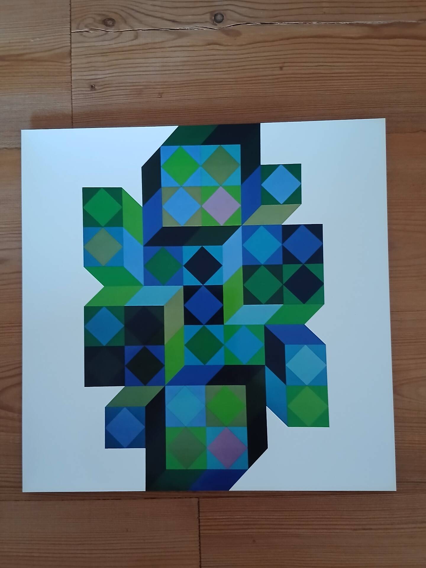 Victor Vasarely silkscreen published by du griffon