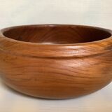 Large exotic teak wood salad bowl