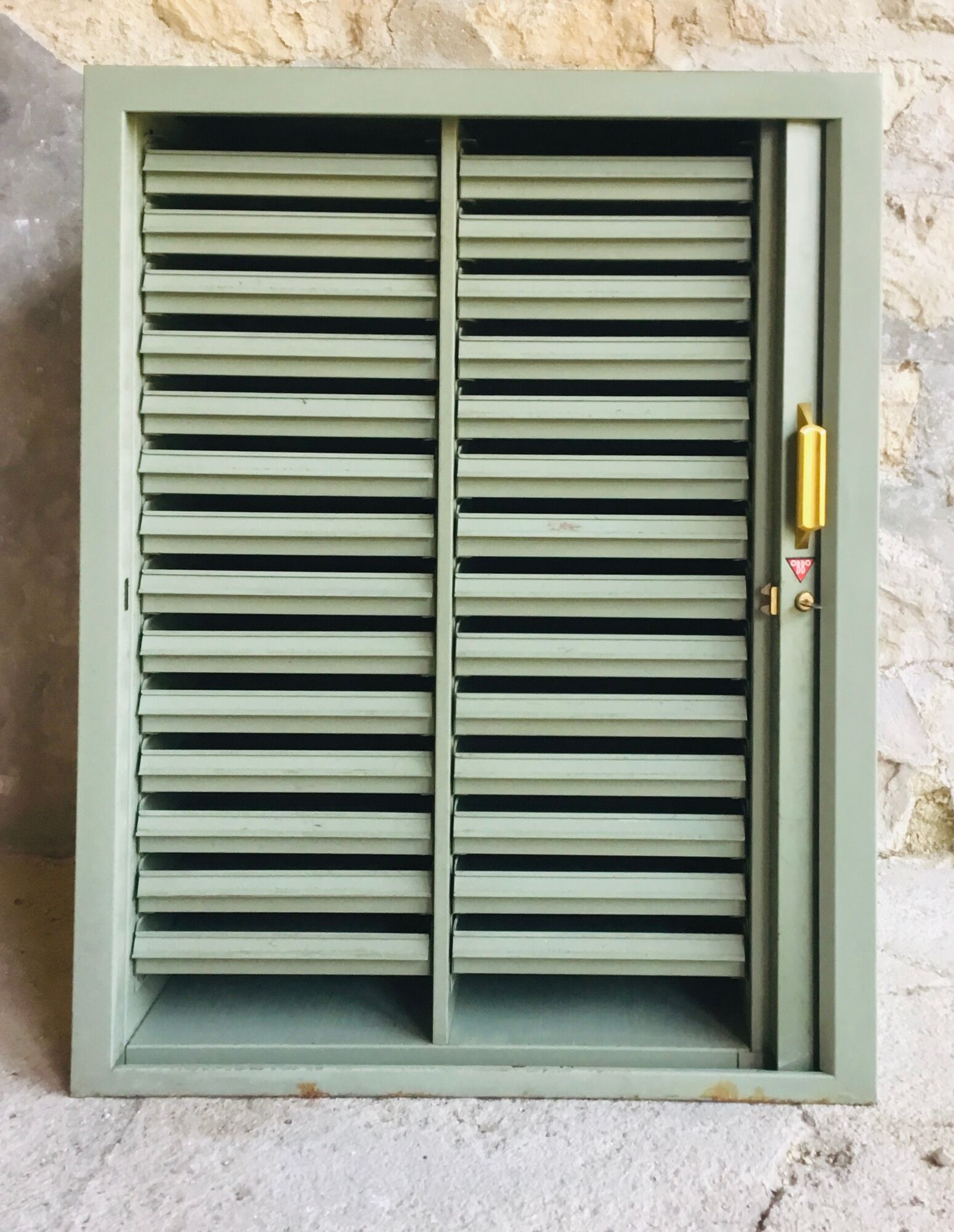 Storage furniture with 28 drawers from Obbo industrial design - 1950