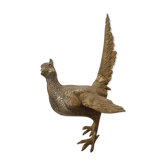 vintage brass pheasant
