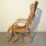 Wicker armchair