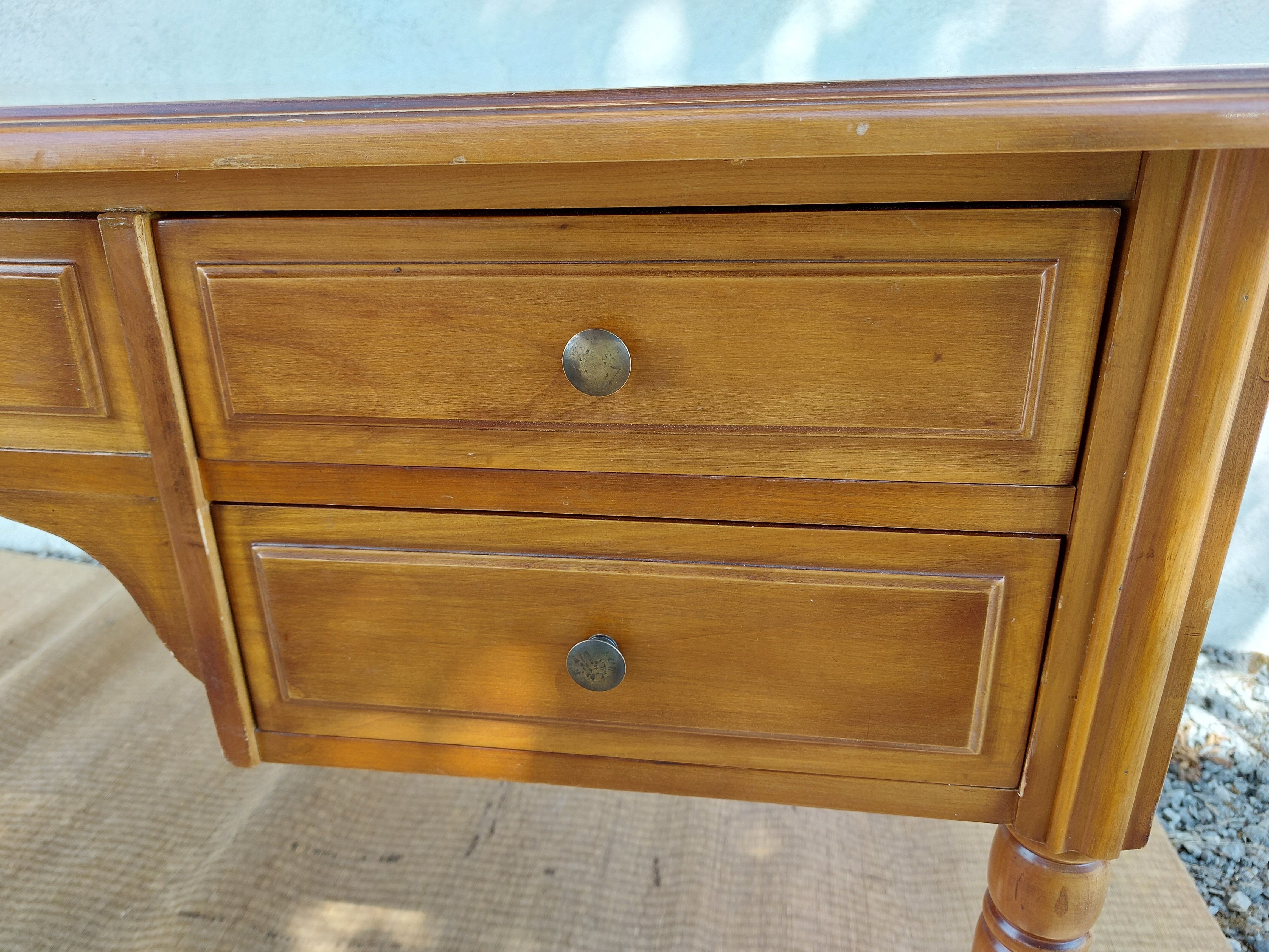 Bureau bois avec rallonges