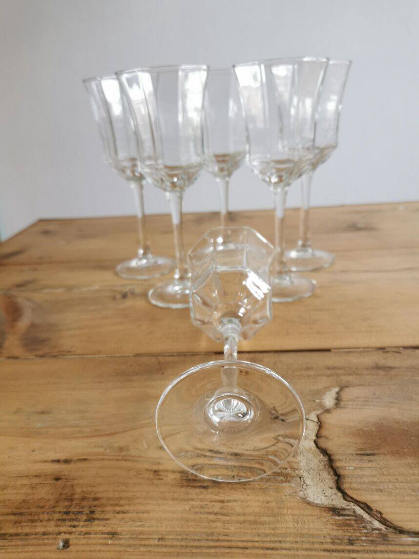 Service of 6 wine glasses Luminarc France