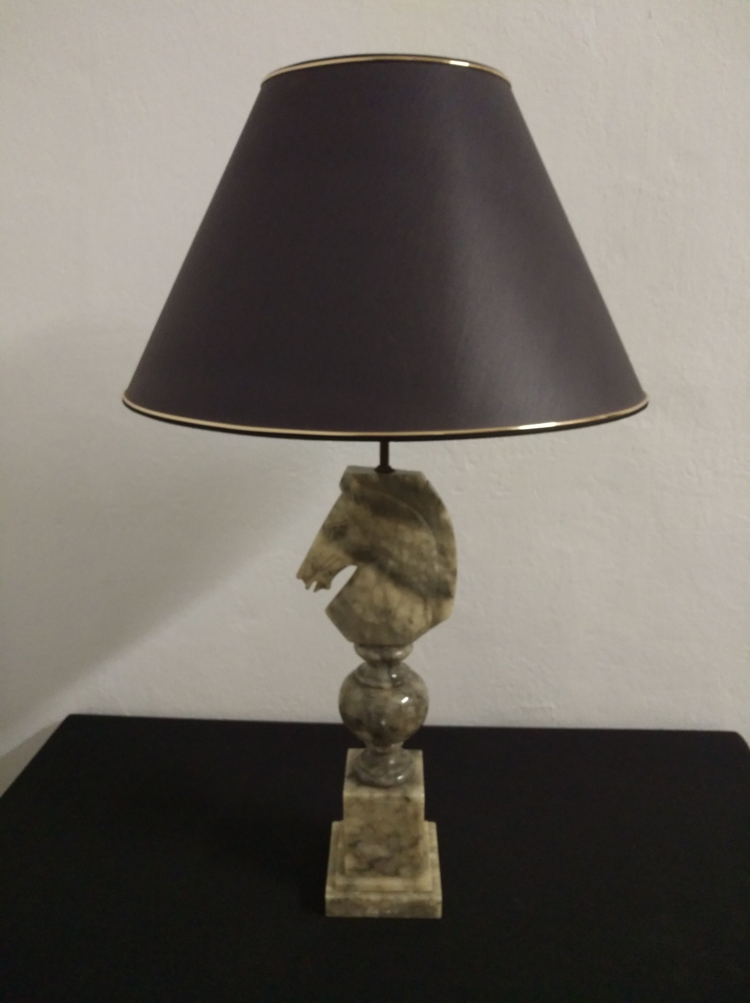 70s living room lamp foot