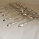 Art Deco Spoons Silver Metal brand Le Mondial table covered service