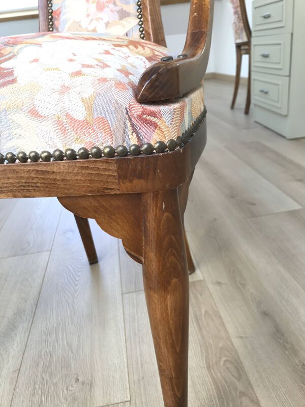 Chaises gondole style directoire