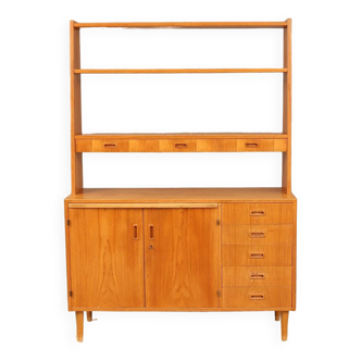 Bibliotheque multifonction scandinave vintage en teck 1960 danemark