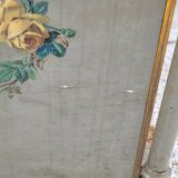 Lit en fonte décorées de fleurs époque 19ème