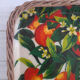 Vintage fiberglass top and braided rattan