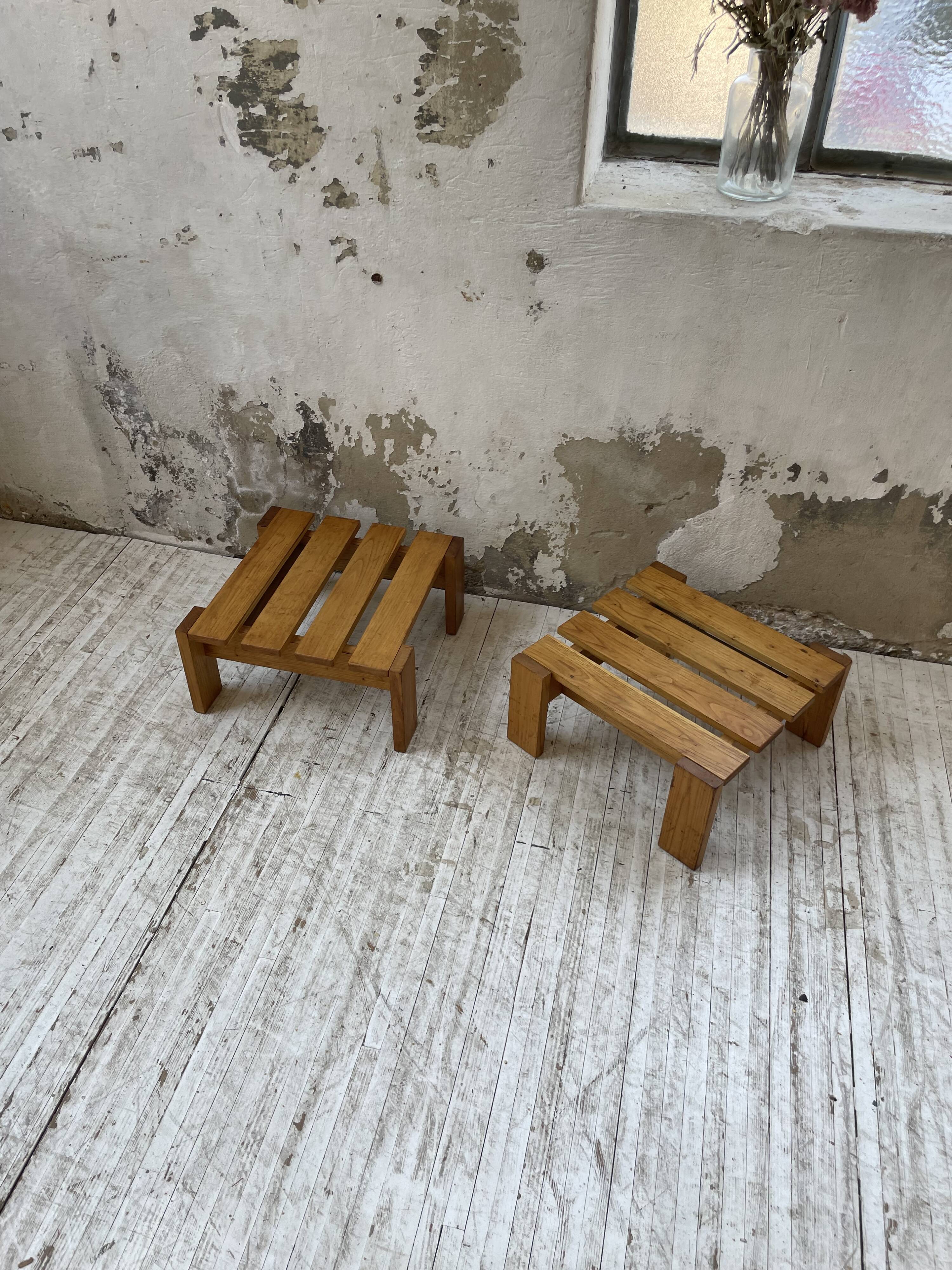 End stools for sofas pine mountain furniture 1960
