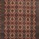 Vintage Turkish rug from Oushak, hand-woven 131x202 cm